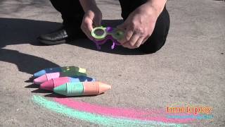 3D Kaleidoscope Giant Chalk from Crayola [upl. by Rudich]