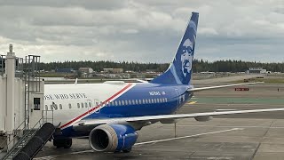 Alaska Airlines flight 174 Seattle to Fairbanks [upl. by Pirozzo358]