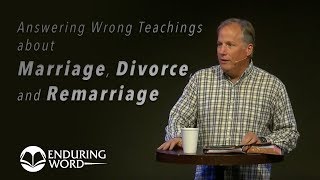 Marriage Divorce amp Remarriage According To The Bible [upl. by Eisle]