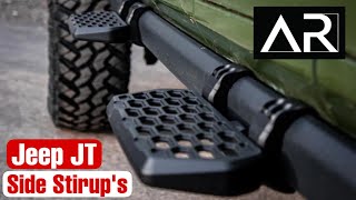 ArcheType Racing Jeep Gladiator Side Stirrup’s [upl. by Nauqes]