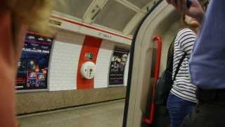 London Underground Central Line Ride Holborn  Bank [upl. by Aneerbas287]