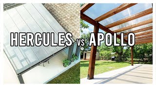 Which Pergola Cover is Best for YOU  Hercules vs Apollo [upl. by Maitilde]