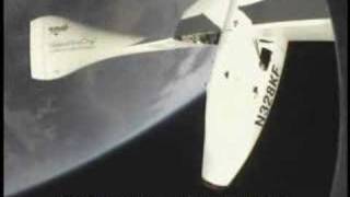 SpaceShipOnes First Suborbital Flight [upl. by Hgeilyak]