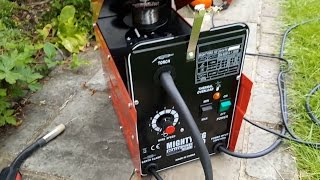 Using my Gasless MIG Welder [upl. by Gingras]