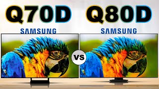 Samsung 2024 Class QLED 4K Q70D vs Q80D  Review [upl. by Orlan]