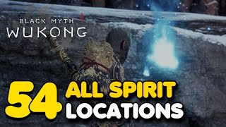 Black Myth Wukong  All 54 Spirit Locations Guide [upl. by Aisylla]