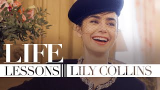 Lily Collins on fashion friendship career and confidence life lessons  Bazaar UK [upl. by Salohcim]