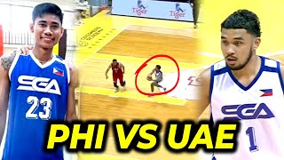 SHOWTIME si Abarrientos sa Taiwan  SGA vs UAE Highlights Jones Cup 2024 [upl. by Nemajneb]