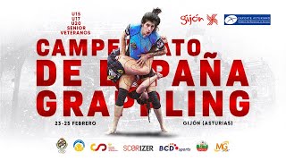 TAPIZ A  CAMPEONATOS DE ESPAÑA DE GRAPPLING U20 – U17 – U15  VETERANOS [upl. by Emiolhs]