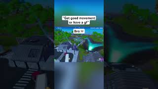 Bro has the BEST movement 💀🙏 fortnite fortnitefunny fortniteclips [upl. by Ydualc203]