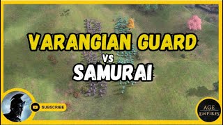 Varangian Guards VS Samurai  AoE IV [upl. by Violette]