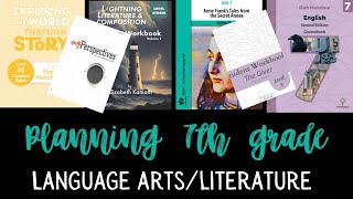 Planning 7th Grade Language Arts  Secular Homeschool [upl. by Hanna]