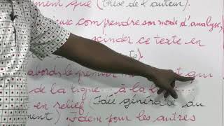 COURS DE PHILOSOPHIE TLE A COMMENTAIRE DE TEXTE EXPLICATION [upl. by Anelrahs216]