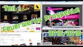 Feuerwerks Prospekte  Online  201516  Teil 1  Hornbach Kodi Netto Hofer amp mehr [upl. by Wanfried]