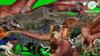 animal stampede green screen longer [upl. by Razaele]