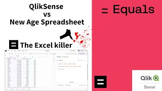 QlikSense vs Equals The New Age Spreadsheet [upl. by Deni]