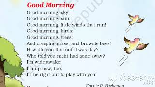 NCERT CLASS 3 ENGLISH MARIGOLD CHAPTER 1  GOOD MORNING POEM RECITATION [upl. by Ailero]