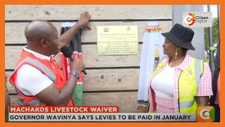 Traders to enjoy waiver at Ndalani livetock sale yard [upl. by Alletsirhc]