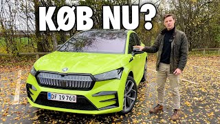 Mest købte elbil 2022 Men er den det værd – Skoda Enyaq 2023 [upl. by Izzy846]