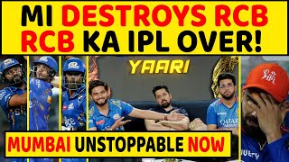 🔴IPL 2024 MUMBAI ने RCB को धोया SKY ISHAN SMASHED 🔥BENGALURU BOWLING [upl. by Atiniv]