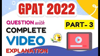 GPAT2022 PREVIOUS YEAR QUESTIONS PART3 COMPLETE EXPLANATION PHARMACOLOGY PART 3 [upl. by Remus774]