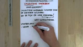 Collectieve goederen Economiepaginacom [upl. by Odlanra]