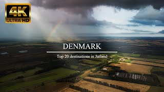 Denmark  Top 20 destinations in Jutland Jylland [upl. by Adlez]