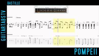 Pompeii by Bastille Fingerstyle Guitar Pro Tabs Arrangement by GP [upl. by Niak]