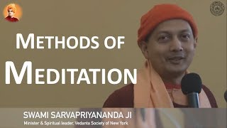 Practical Methods of Meditation  Swami Sarvapriyananda [upl. by Bussy]