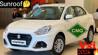 2024 Maruti Suzuki Dzire Vxi Cng ❤️ Best Family Car  Detailed Review ₹ 844 lakh [upl. by Novad]