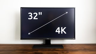 Who needs a 4K 32inch Monitor 🤔 Real world review [upl. by Annoerb]