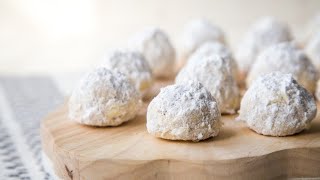 Classic Snowball Cookies Recipe [upl. by Grishilda]