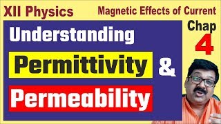 Permittivity  Permeability  Moving Charges amp magnetism  Class 12 Physics Chapter 4 42 [upl. by Gyatt]