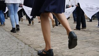 Dancing or hopping Procession Echternach Luxemburg springprocessie [upl. by Nyliret]