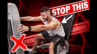 How to PROPERLY Use the Abductor amp Adductor Machine [upl. by Mccreery782]