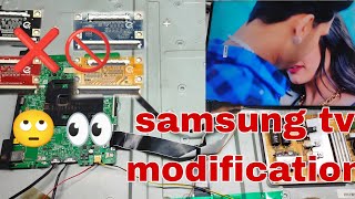 UA55KU6000KXXT modification new panal install boi kanpur led service Samsung modification lg service [upl. by Ramed]