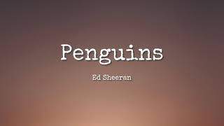 Ed Sheeran  Penguins Lyrics [upl. by Sualokcin10]