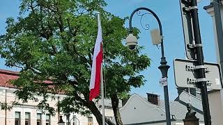 Krosno  Święto wojska polskiego 150824 Poczet sztandarówhymn państwowy Rzeczypospolitej Polskiej [upl. by Sadinoel552]