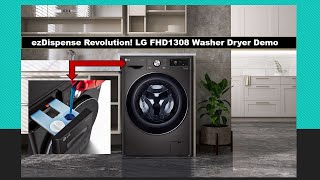 WOW LG FHD1308 Front Loader Washer Dryer UNBOXING amp REVIEW  LG FHD1308 Washer Dryer INSTALLATION [upl. by Enilram]