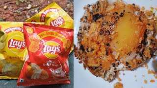 Lays half boiled egg Lays ബുൾസൈ shorts youtubeshorts Laysrecipe [upl. by Ries]