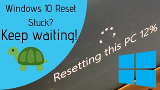 Resetting windows  appears stuck Keep waiting HP 570 P033W [upl. by Dunkin341]