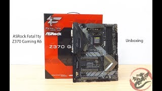 ASRock Fatality Z370 Gaming K6 Motherboard Unboxing [upl. by Flann]