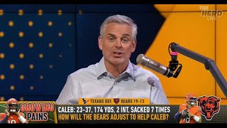 THE HERD  Colin Cowherd RIPS Chicago Bears For FAILING Caleb Williams Vs Texans  NFL [upl. by Yevreh]