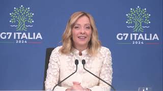 GIORGIA MELONI INTERVIENE ALLA XXII CONFERENZA DEI PRESIDENTI DELLE CAMERE BASSE DEI PAESI G7 [upl. by Egerton]