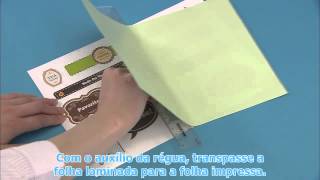 Como Fazer Adesivos Impressos Laminados Com ScanNcut [upl. by Ayanaj]