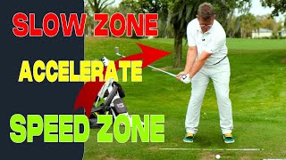 Hit The Brakes For Faster Clubhead Speed  Golf Sequence Drill [upl. by Lered]