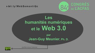 Les humanités numériques et le Web 30 [upl. by Trebla775]