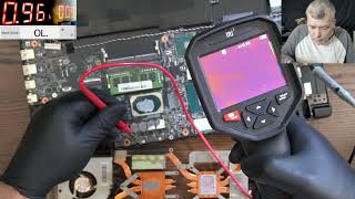 Gaming laptops classic disease  Shorted CPUGPU mosfet  Msi gaming laptop repair [upl. by Dannel855]