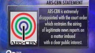 TRO laban sa ABSCBN TV Patrol World Feb 14 2008 [upl. by Enilav]