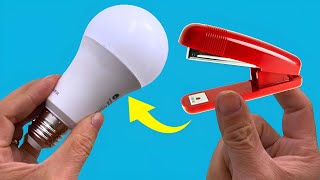 Just use a regular stapler and you will easily fix the LED light [upl. by Aikym]